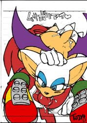 69 balls female knuckles_the_echidna male oral penis rouge_the_bat sonic_(series) tojyo