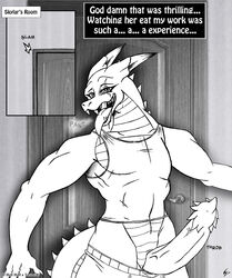 2015 clothed clothing comic dragon male page_40 panting penis scar viroveteruscy