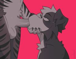 anthro balls bodily_fluids border(justdylanfr) border_collie bright_background canid canine canis cel_shading cheek_tuft claws collie domestic_dog dominant duo eyebrows facial_tuft felid feline fellatio folded_ears fur fur_tuft genitals glistening glistening_genitalia glistening_penis half-closed_eyes head_tuft herding_dog hi_res holding_muzzle humanoid_genitalia humanoid_penis justdylanfr kneeling_oral_position long_fur looking_pleasured looking_up looking_up_at_partner male male/male mammal manhandling markings narrowed_eyes navel nude nude_anthro oral pantherine pastoral_dog penile penis raised_eyebrows seductive sex shaded sheepdog striped_body striped_fur striped_markings stripes submissive sucking sucking_tip sweat sweatdrop tiger tuft