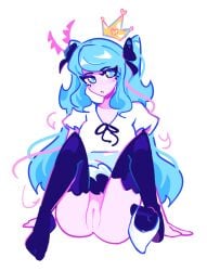 hatsune miku from vocaloid by dizzyisdizzy