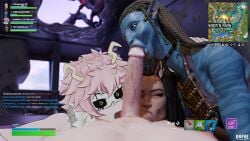 1boy 3d 3d_(artwork) 3d_model 3d_render 3girls alien alien/human alien_girl alien_humanoid antennae_(anatomy) avatar avatar:_the_way_of_water ball_sucking balls big_penis black_sclera blender blender_(artwork) blender_(software) blender_cycles blowjob blowjob_face blowjob_focus blue_skin braided_hair closed_eyes cock_worship cooperative_fellatio crossover diamond_hanz eastern_and_western_character eye_contact eye_contact_pov fake_gameplay fellatio first_person_view fortnite fortnite:_battle_royale foursome game_ui gameplay gameplay_mechanics group group_sex harem horns interspecies interspecies_sex male_pov mantis_(fortnite) mantis_(guardians_of_the_galaxy_vol.3) mantis_(marvel) marvel marvel_cinematic_universe marvel_comics mina_ashido mina_ashido_(fortnite) my_hero_academia na'vi neytiri neytiri_(fortnite) oofoe pink_skin pov pov_blowjob pov_male self_upload sucking_balls sucking_penis teamwork testicles yellow_eyes