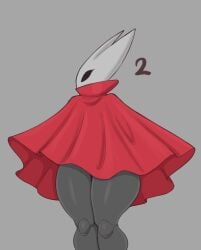 1girls 2_horns alternate_body_type alternate_breast_size arthropod artist_name big_ass big_breasts big_butt black_body black_skin breasts bubble_ass bubble_butt bug bug_girl female female_only hollow_knight hollow_knight:_silksong hornet_(hollow_knight) large_ass large_breasts large_butt mehdrawings mehll0w silksong