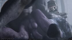 3d anal anal_sex animated anthro balls demon diffusedlizard elias_ainsworth gay gay_sex hi_res humanoid male male/male male_only mp4 muscular muscular_male night nude outdoors outside penis short_playtime skull skull_head sound tagme the_ancient_magus_bride video woods