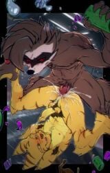 2025 abs anal anal_sex anthro anthro_on_anthro anthro_penetrated anthro_penetrating anthro_penetrating_anthro anus armpit_hair artist_name ass ass_up ball_tuft balls barefoot biped blush bodily_fluids body_hair brown_body brown_fur claws colored countershade_fur countershade_torso countershading cum cum_in_ass cum_inside cum_on_leg cum_while_penetrated dated digital_media_(artwork) duo erection fangs feet fingers foot_grab foreskin fur genital_fluids genitals green_eyes guardians_of_the_galaxy hair hands_behind_head hi_res holding_object humanoid_genitalia humanoid_penis leaking_cum lombax long_foreskin male male/male male_anthro male_penetrated male_penetrating male_penetrating_male mammal marvel marvel_rivals mohawk navel nipples nude nude_anthro nude_male orgasm pecs penetration penile penile_penetration penis penis_in_ass piledriver_position procyonid pubes raccoon raccoondouglas ratchet_(ratchet_and_clank) ratchet_and_clank red_eyes rocket_raccoon sex signature simple_background simultaneous_orgasms smile sony_corporation sony_interactive_entertainment spread_legs spreading striped_arms striped_balls striped_body striped_ears striped_fur striped_genitalia striped_legs stripes tail teeth text tight_foreskin tuft yellow_body yellow_fur