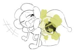 astro_(dandy's_world) clockstops3am conditional_dnp dandy's_world dandy_(dandy's_world) duo elemental_creature fart fart_fetish farting_on_another farting_on_face female flora_fauna flower flower_creature green_fart_cloud grin hi_res humanoid labbit1337 male one_eye_closed plant roblox simple_background smile white_background