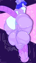 1boy animal_genitalia anthro anus ass ass_bigger_than_head backsack balls balls_clench behind_view big_ass big_balls big_butt big_penis bubble_butt character_request curvaceous curvy curvy_figure english_text equine_genitalia equine_penis erection femboy flared_penis furry gayplantsex girly groaning_balls heart horseballs horsecock huge_ass huge_balls huge_cock hung_trap hyper_balls hyper_penis long_hair long_tail male male_only nude onomatopoeia penis perineum puffy_anus rat rat_tail rodent solo_focus solo_male tail text thick_thighs voluptuous voluptuous_male wide_hips