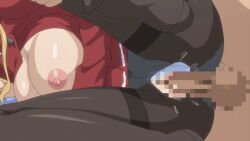 1boy 1girls 2013 20s aisha_(koiito_kinenbi_the_animation) animated ass blonde_hair blue_panties bouncing_breasts breasts censored clothing_aside female from_behind koiito_kinenbi_the_animation large_breasts leg_up long_hair looking_back mosaic_censoring nipples one_eye_closed open_mouth panties panties_aside panties_under_pantyhose pantyhose penis pussy rape santa_costume sex sex_from_behind straight tagme tears torn_clothes torn_thighhighs underwear vaginal_penetration