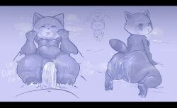 aggressive_retsuko aggretsuko ass ass_focus big_ass big_butt bottom_heavy cum cum_inside cum_on_ass cumshot gilf inspectormcpig legs_held_open milf pussy retsuko retsuko's_mother sex shortstack slap slap_mark tagme