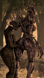 2017 2girls 3d argonian ass breasts duo female female_only fingering forest highres larger_female multiple_girls nipples nude nude_female outdoor outdoor_nudity outdoor_sex outdoors outside penetration planetmojo reptile scalie sex silver-throat size_difference skyrim smaller_female source_filmmaker spriggan standing standing_sex the_elder_scrolls vaginal_penetration yuri