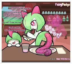 anus bent_over beverage blush border casual_pooping colored_feces container cup dialogue digital_media_(artwork) duo fairyfudge fart feces feces_as_food feces_on_plate feces_pile female female_pooping flavored_scat food_feces food_scat generation_3_pokemon genitals glass glass_container glass_cup hands_on_table heart_symbol humanoid kirlia looking_back lying male nintendo obscured_eyes on_back open_mouth open_smile pink_feces plate plump_labia pokemon pokemon_(species) pooping_on_plate pussy ralts rear_view restaurant scat scatplay sex signature smile sound_effects speech_bubble stretched_anus table_lotus_position talking_to_viewer unusual_feces vowelless vowelless_sound_effect vulva waiter white_border window writing_utensil