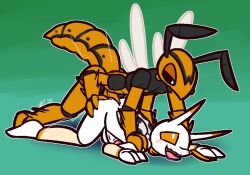 2025 4_arms all_fours anal anal_sex antennae_(anatomy) anthro anthro_on_anthro anthro_penetrated anthro_penetrating anthro_penetrating_anthro armwear arthropod ass atelly balls beetle black_body black_exoskeleton black_sclera black_spots blush bo_(felino) butt_grab clothing cucujoid doggy_style dominant dominant_anthro dominant_male erection exoskeleton from_behind_position genitals glans hand_on_butt humanoid_genitalia humanoid_penis hymenopteran insect_wings insects ladybug legwear looking_up male male/male male_penetrated male_penetrating male_penetrating_male markings multi_arm multi_limb one_eye_closed orange_antennae orange_armwear orange_body orange_clothing orange_exoskeleton orange_legwear orange_penis penetration penis pink_glans sex shoulder_grab smile spots spotted_body spotted_exoskeleton submissive submissive_anthro submissive_male thrusting tongue tongue_out ultilix wasp white_antennae white_armwear white_balls white_body white_clothing white_exoskeleton white_eyes white_legwear white_penis wings