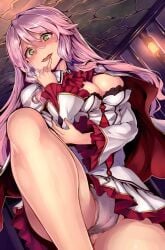 evil_smile flare_arlgrande_jioral kaifuku_jutsushi_no_yarinaoshi official_art redo_of_healer shiokonbu stepped_on