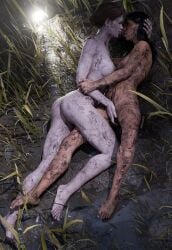 the_texas_chainsaw_massacre tcm sissy sissy_slaughter ana ana_flores lesbian forest forest_background mud muddy dirty