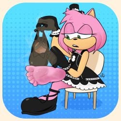 1:1 5_toes alternative_fashion amy_rose anthro chair clothing countershade_feet countershading dress eulipotyphlan feet feet_fetish feet_focus female female_focus female_only foot_fetish foot_focus footwear fur furniture gloves goth gothic_lolita green_eyes handwear hedgehog hi_res humanoid_feet j-fashion lolita_(fashion) mammal musk one_shoe_on pink_body pink_fur plantigrade sega shoes sitting smelly smelly_feet smelly_shoes soles solo sonic_(series) sonic_the_hedgehog_(series) toes twistedfurby