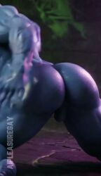 1boy ai_generated animated ass_focus big_ass big_butt gay he-man he-man_and_the_masters_of_the_universe_(2002) heman male/male male_only monster penis skeleton skeletor tagme video