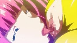 2girls 69 69_position animated censored clothing cunnilingus licking majuu_jouka_shoujo_utea multiple_girls oral oral_sex pussy pussy_juice saliva screencap t-rex_(animation_studio) tomonoin_mizuki tongue towamizu_karen