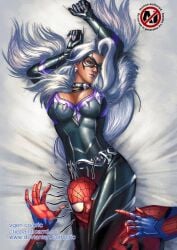 1boy 1boy1girl 1girl1boy 1girls 2026 alluring big_breasts black_cat_(marvel) black_cat_(marvel_rivals) bodysuit breasts cat_burglar choker claws collar couple couple_(romantic) couples cric curvaceous curvaceous_body curvaceous_female curvaceous_figure curvaceous_hips curvy curvy_body curvy_female curvy_figure curvy_hips domino_mask earrings enticing eyemask felicia_hardy female head_between_thighs hips laying_on_bed light-skinned_female light_skin looking_at_viewer male marvel marvel_comics marvel_rivals mask masked masked_female on_bed peter_parker purple_lipstick romantic romantic_couple seducing seductive seductive_look shiny shiny_clothes skin_tight spider-man spider-man_(marvel_rivals) spider-man_(series) superhero superhero_couple superheroine teasing teasing_viewer temptation tempting tempting_viewer thick thick_hips thick_thighs thief tight_clothes tight_clothing voluptuous voluptuous_female white_fur white_hair wide_hips