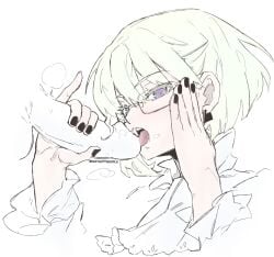 2boys androgynous anon anonymous_male blonde_hair blowjob bob_cut fellatio femboy femboy_focus feminine_male gay gay_sex glasses grabbing_penis holding_penis instanttnoodle licking licking_penis lio_fotia male oral oral_sex painted_nails petite petite_male promare short_hair solo_focus twink yaoi 1femboy femboysub looking_at_viewer seductive_look seductive blush cum_in_mouth ear_ring
