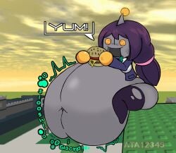 ata12345 burger digestion_noises implied_vore joke_explainer_7000 siivagunner the_joke-explainer_7000 vore vore_belly