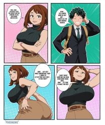 1boy 1boy1girl 1girls big_ass big_breasts big_thighs boku_no_hero_academia breasts chest curvaceous curvy curvy_figure deku digital_media_(artwork) female hips hourglass_figure huge_ass huge_breasts huge_thighs izuku_midoriya large_ass large_breasts large_thighs light-skinned_female light_skin male male/female mature mature_female midoriya_izuku my_hero_academia ochako_uraraka pixiqueenie post-timeskip slim_waist straight thick thick_hips thick_legs thick_thighs thighs uraraka_ochako uravity voluptuous waist wide_hips wide_thighs