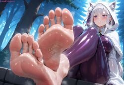emilia (re:zero) from re:zero kara hajimeru isekai seikatsu by lewdcreationsai