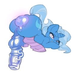 1:1 all_fours anal anal_masturbation animal_genitalia animal_penis ass_up backsack balls big_penis blue_body blue_fur blue_hair cc034771 clothing colored crossgender digital_media_(artwork) equid equine equine_genitalia equine_penis erection eye_roll feral flared_penis footwear footwear_only friendship_is_magic ftg_crossgender fti_crossgender fur futanari genitals glans glistening glistening_balls glistening_genitalia glistening_penis gynomorph gynomorph_feral hair hasbro hi_res horn huge_penis intersex intersex_feral legwear looking_pleasured mammal masturbation medial_ring monotone_background mostly_nude my_little_pony mythological_creature mythological_equine mythology object_in_ass pattern_clothing pattern_footwear pattern_legwear pattern_socks penis perineum quadruped simple_background socks socks_only solo striped_clothing striped_footwear striped_socks stripes trixie_(mlp) unicorn vein veiny_penis white_background
