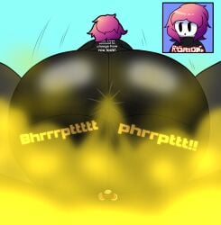betty_bloxxer_(superphishall) superphishall roblox robloxian guest_(roblox) rod_(imrodrodent) rodent mouse furry tiny macro micro giantess 1girls 1boy thick_ass big_ass fat_ass ass_focus looming fart fart_fetish