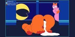 1girls 2boys after_sex anal animated anus artist_name ass ass_bigger_than_head balls ballsack bandai_namco bent_over big_ass big_breasts black_eyes bluesky_link blush blushing blushing_profusely bottom_heavy bow breasts bubble_ass bubble_butt busty caught clyde_(pac-man) comic completely_naked completely_naked_female completely_naked_male completely_nude completely_nude_female completely_nude_male cum cum_drip cum_filled cum_flood cum_gushing cum_in_ass cum_inside cum_puddle excessive_cum eyelashes face_down_ass_up female femboy flaccid flaccid_penis floating gaping gaping_anus ghost ghost_boy ghost_girl gif gloves hair_accessory hair_bow handwear huge_ass huge_breasts indoors large_ass large_breasts looking_at_another looking_down loop looping_animation male massive_ass massive_breasts maze naked naked_female naked_male namco neon_lights newgrounds_link nude nude_female nude_male on_floor on_ground open_mouth orange_body orange_gloves pac-man pac-man_(series) pear-shaped_figure pear_shaped_female pear_shaped_male peeking penis pink_body pinky_(pac-man) pixel_animation pixel_art red_gloves small_penis thick_ass thick_thighs thighs trio twitter_username wide_hips xmelomor24x yellow_body