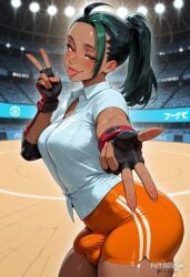 nemona (pokemon) from nintendo by futarush