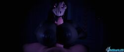 1boy 1girls 3d_animation animated anthro big_breasts big_penis boobjob breasts dasharky3d female femdom furry huge_breasts looking_at_viewer loop male male/female male_human/female_anthro male_pov monster monster_girl paizuri penis pov scp-682 scp_foundation shorter_than_30_seconds sound tagme titfuck titjob titjob_pov video