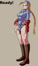 1futa ball_bulge belt blonde_hair bodysuit boots braid breasts cammy_white capcom curvy decensored erect_nipples fingerless_gloves footwear foreskin futa_only futanari gloves green_eyes hair half-erect hat human insertion intersex large_breasts large_penis long_foreskin long_hair mikoyan necktie nipple_bulge nipples penis penis_out pointless_censoring scar single_braid solo solo_futa street_fighter tattoo tied_hair uncensored uncircumcised uncut unretracted_foreskin veiny_penis