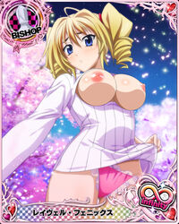 breasts breasts_out card_(medium) high_school_dxd large_breasts photoshop ravel_phenex