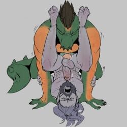 1:1 anal argonian chastisedhorns chin_spikes dark_elf dunmer duo elf facial_spikes from_front_position hi_res male male/male mating_press microsoft scalie sex spikes spikes_(anatomy) spreen-gei the_elder_scrolls