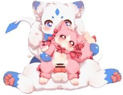 age_difference anthro anthro_on_anthro anthro_penetrated anthro_penetrating anthro_penetrating_anthro blue_body blue_fur connaugh domestic_cat duo felid feline felis female female_penetrated fur hi_res kemono knot male male/female male_penetrating male_penetrating_female mammal penetration penile penile_penetration penis penis_in_pussy pink_body pink_fur sex size_difference tan_body tan_fur vaginal_penetration white_body white_fur younger_penetrated