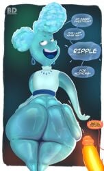 1futa ass big_ass bootydox brook_ripple disney elemental_(pixar) ember_lumen female futanari pixar