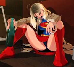 kara zor-el from dc by theicecreamcones
