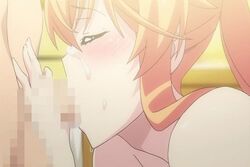 1boy animated blush caressing_testicles censored cum cum_in_mouth cum_inside ero_zemi ero_zemi:_ecchi_ni_yaru-ki_ni_abc fellatio female gokkun masturbation narumi_kaede oral penis swallowing testicles