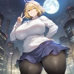 ahoge ai_generated alternate_body_type alternate_breast_size arcueid_brunestud background big_breasts black_pantyhose blonde_hair breasts breasts_bigger_than_head chubby chunky city city_background curvy curvy_figure fat gigantic_breasts huge_breasts jewelry large_boobs large_breasts lingerie mature mature_body mature_figure meaty melty_blood necklace pantyhose plump pout red_eyes short_hair sweater thicc thick thick_thighs thighs top_heavy tsukihime tsukihime_(remake) type-moon vampire vampire_girl venus_body voluptuous wide wide_hips