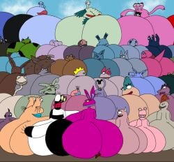 aaahh!!!_real_monsters crowd facesitting giant giantess gigantic_ass gigantic_breasts harem huge_ass huge_breasts huge_butt ickis_(aaahh!!!_real_monsters) klasky_csupo krumm_(aaahh!!!_real_monsters) many_on_one monster monsters nickelodeon nicktoons nicky_(aaahh!!!_real_monsters) oblina_(aaahh!!!_real_monsters) taraharem