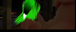 3d abs beachside big_breasts big_dick big_penis blowjob fit_futanari fluffy_ears futa_cock futa_on_female futanari goth_girl green_hair huge_breasts huge_cock longer_than_30_seconds queenstarvr sound sucking_penis tagme video vrchat vrchat_avatar