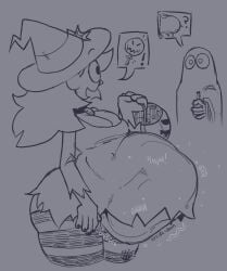 digestion enid enid_(ok_k.o.!_lbh) ok_k.o.!_let's_be_heroes vore vore_belly witch witch_hat