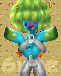 2016_rio_olympics 2boys 6une ambiguous_gender ambiguous_species anthro anus_penetration big_penis blush brazilian_male brazilian_paralympic_committee comitê_paralímpico_brasileiro flora_fauna fucked_from_behind full_nelson grey_body grey_penis male_only mascot olympics paralympics penetration penis penis_in_anus request rio_2016_olympics rushed_drawing same_person small_penis tom_(mascot) tom_(mascot)(cpb) watermark y/n yellow_background