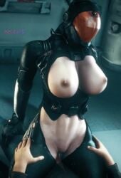 1girls animated artist_request athletic_female big_breasts bodysuit breasts breasts_out chinese_stealth_suit fallout fallout_3 female latex latex_bodysuit tagme tagme_(artist) video