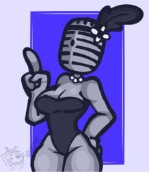 big_breasts bunnysuit grey_body mr._puzzles oiled smg4 thighs