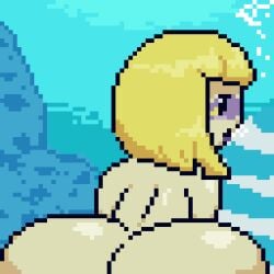 animated asphyxiation big_ass bubbles comic drowning jiggling_ass kirby_(series) macareunsfw no_sound pixel_animation pixel_art underwater zan_partizanne zxtomatofan