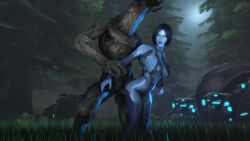 3d alien animated arbiter armor ass_spank bent_over big_penis bouncing_breasts cortana evilaudio female forest from_behind glowing_eyes halo_(series) holding_arms_back larger_male looking_back male mp4 muscular nighttime pleasure_face rough_sex rubbing_crotch sangheili scavengersfm short_hair smile sound standing tagme vehicle video weapon