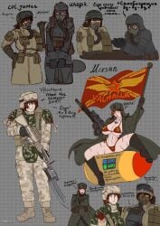 4girls abs armageddon_steel_legion astra_militarum athletic athletic_female bayonet big_breasts death_korps_of_krieg dialogue engllish_text female female_only gun imperial_guard imperium_of_man lasgun multiple_girls purity_seal russian_text scar scars_all_over text thick_thighs unop valhallan_ice_warriors warhammer_(franchise) warhammer_40k