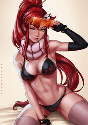 yoko littner from tengen toppa gurren lagann by dandon fuga