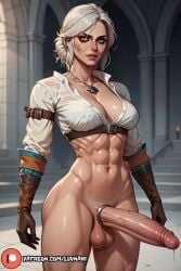 1futa ai_generated big_balls big_breasts blue_eyes blue_hair ciri cleavage cleavage_cutout curvy curvy_figure fantasy fit fit_futanari futa_only futa_penis futadom futanari hourglass_figure huge_balls huge_breasts huge_cock hyper_penis large_penis light-skinned_futanari light_skin looking_at_viewer luvnari massive_penis penis_to_the_knees pov pov_eye_contact solo_futa the_witcher_(series) the_witcher_3:_wild_hunt thick thick_legs thick_thighs tight_clothes tight_clothing tight_fit veins veins_on_dick veiny veiny_penis witcher_(character)