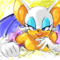 manaita rouge_the_bat sega sonic_(series) straight_hair tagme